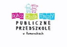 Logo Publiczne Przedszkole Raz Dwa Trzy w Komornikach